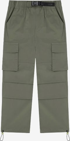 BARROW Regular Broek 'Pantalone cargo verde per bambino' in Groen: voorkant