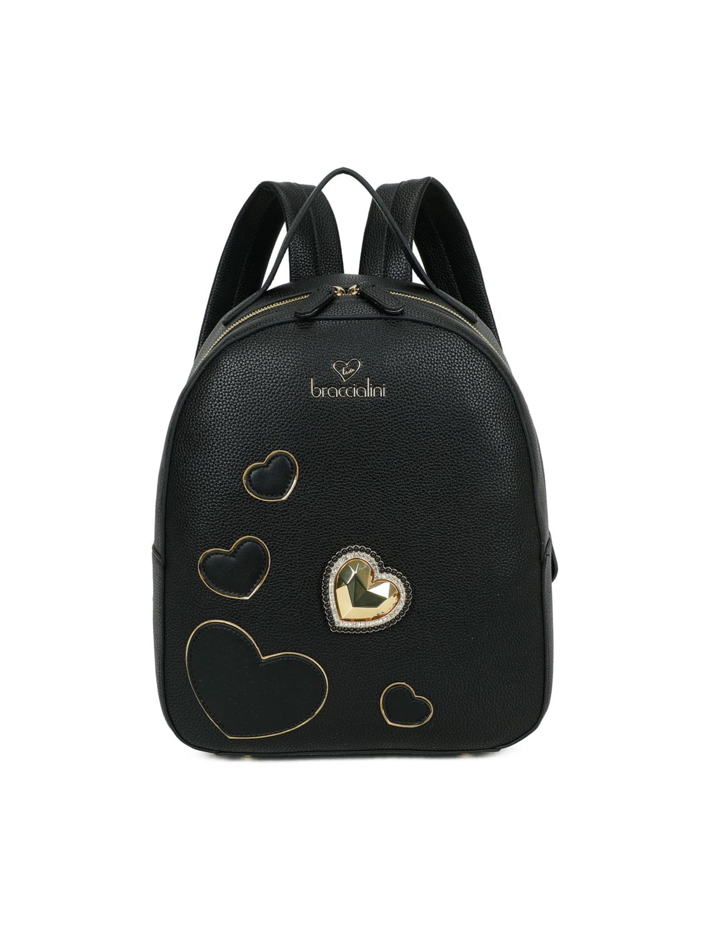 Braccialini Rucksack 'Beth Patch'‌‌‌‌‌‌‌ in One Size in schwarz, Produktansicht