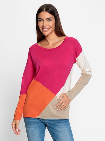Pullover di heine in colori misti: frontale