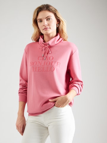 Sweat-shirt 'BANU 278' Soyaconcept en rose : devant