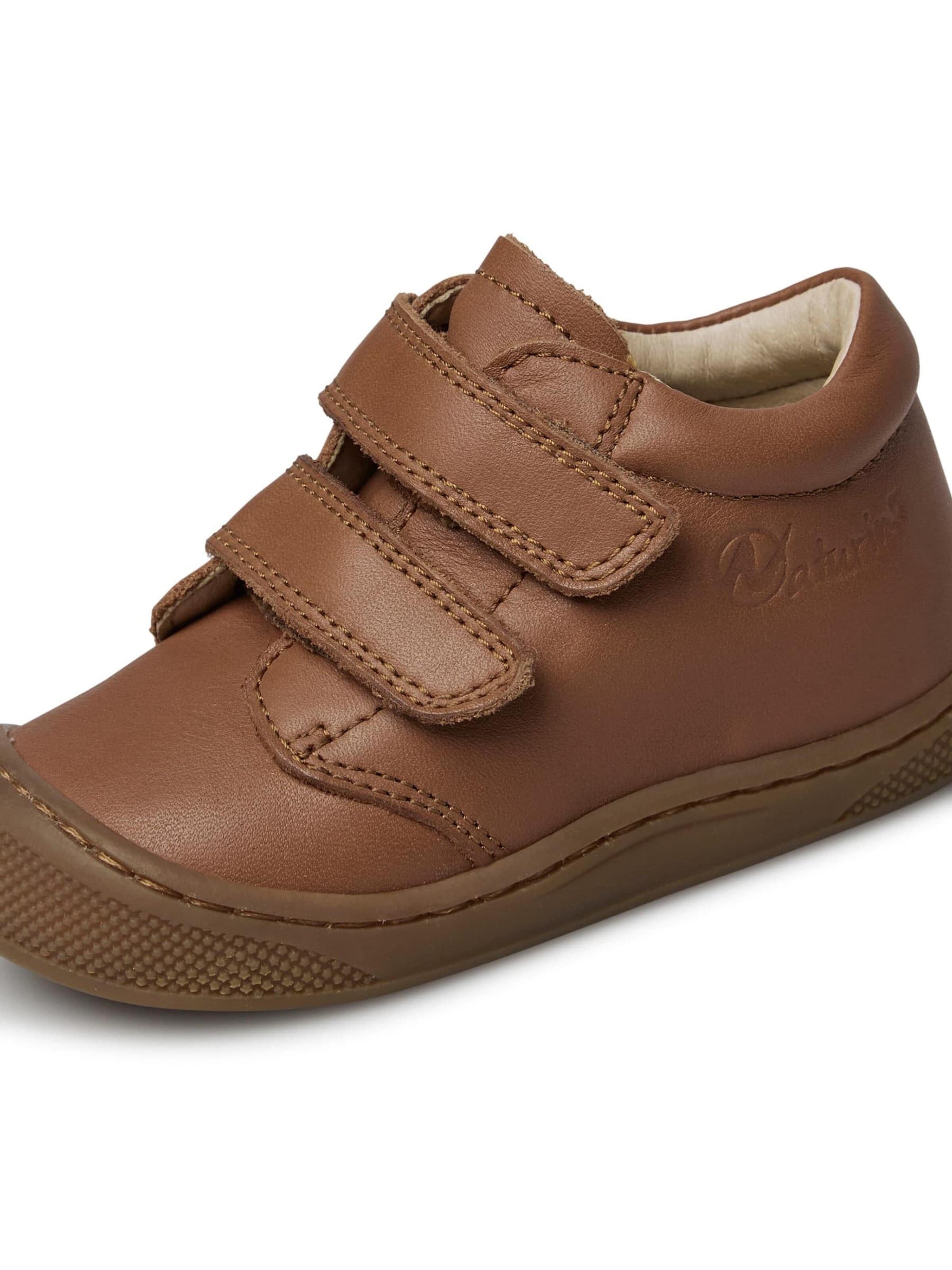 Baskets 'COCOON WIDE VL' NATURINO en marron : devant