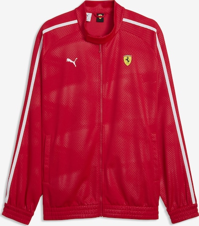 PUMA Sportjas 'Scuderia Ferrari T7' in de kleur Geel / Vuurrood / Wit, Productweergave