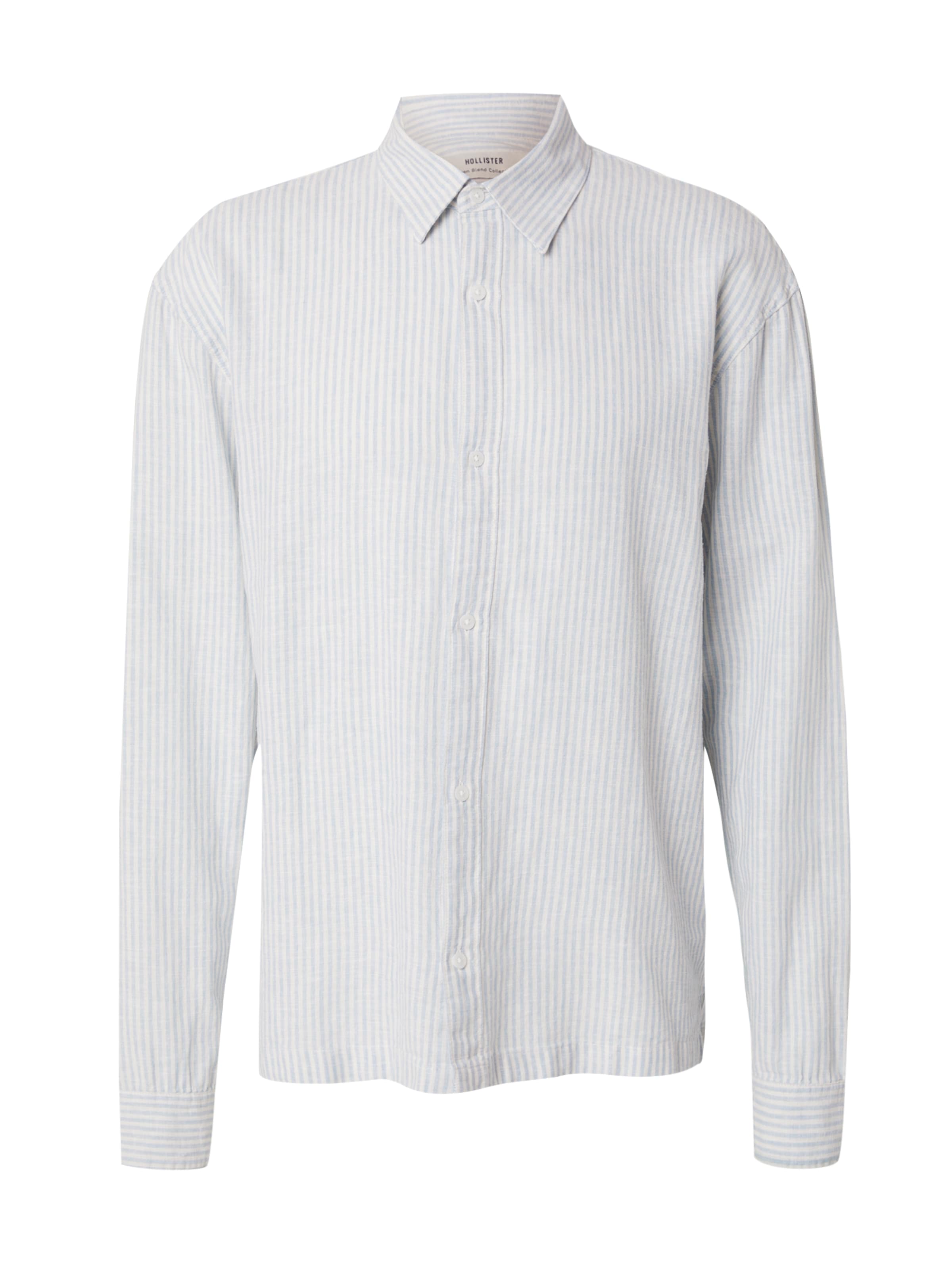 HOLLISTER - Ajuste regular Camisa en azul: frente