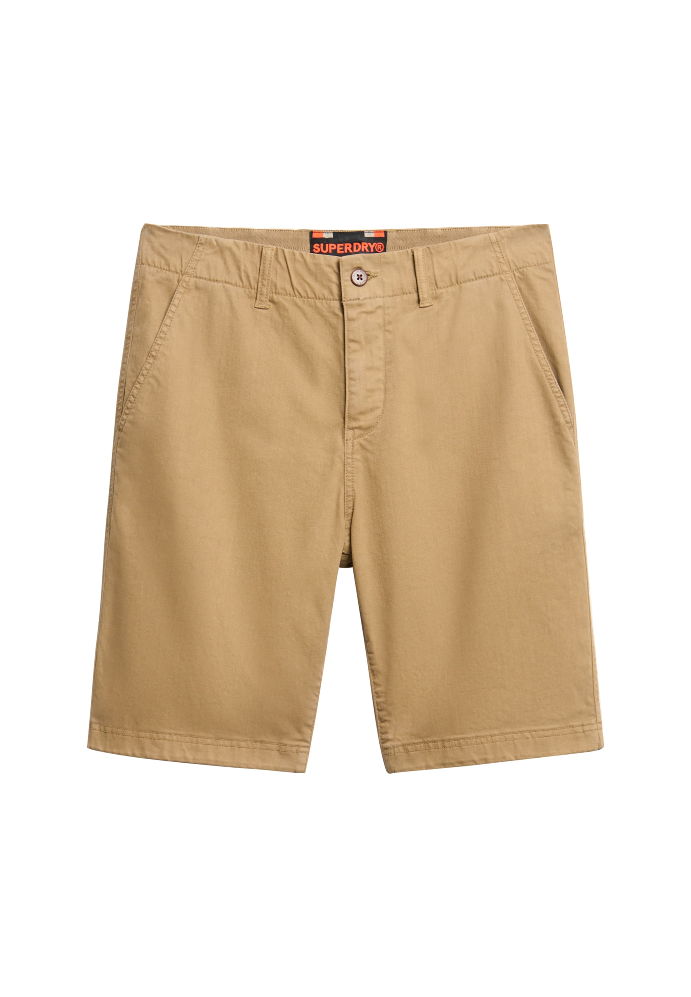 Pantalon chino Superdry en beige : devant