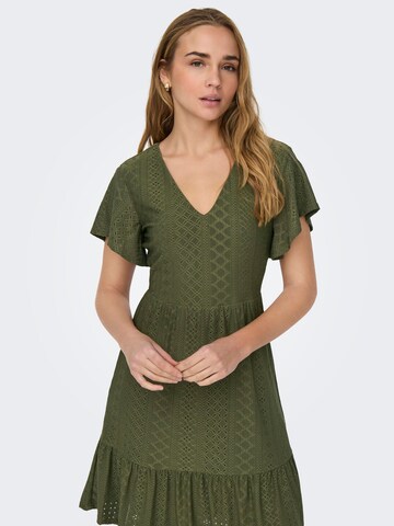 Robe 'SANDRA' ONLY en vert