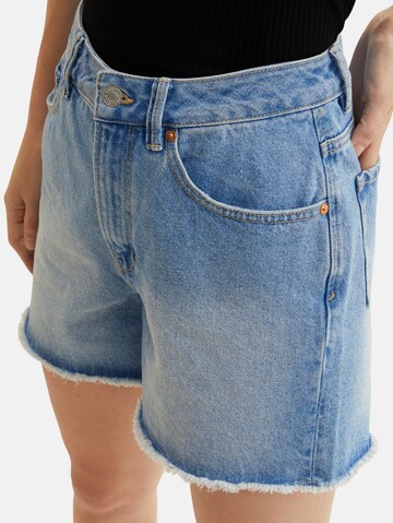 TOM TAILOR DENIM Regular Shorts in Blau