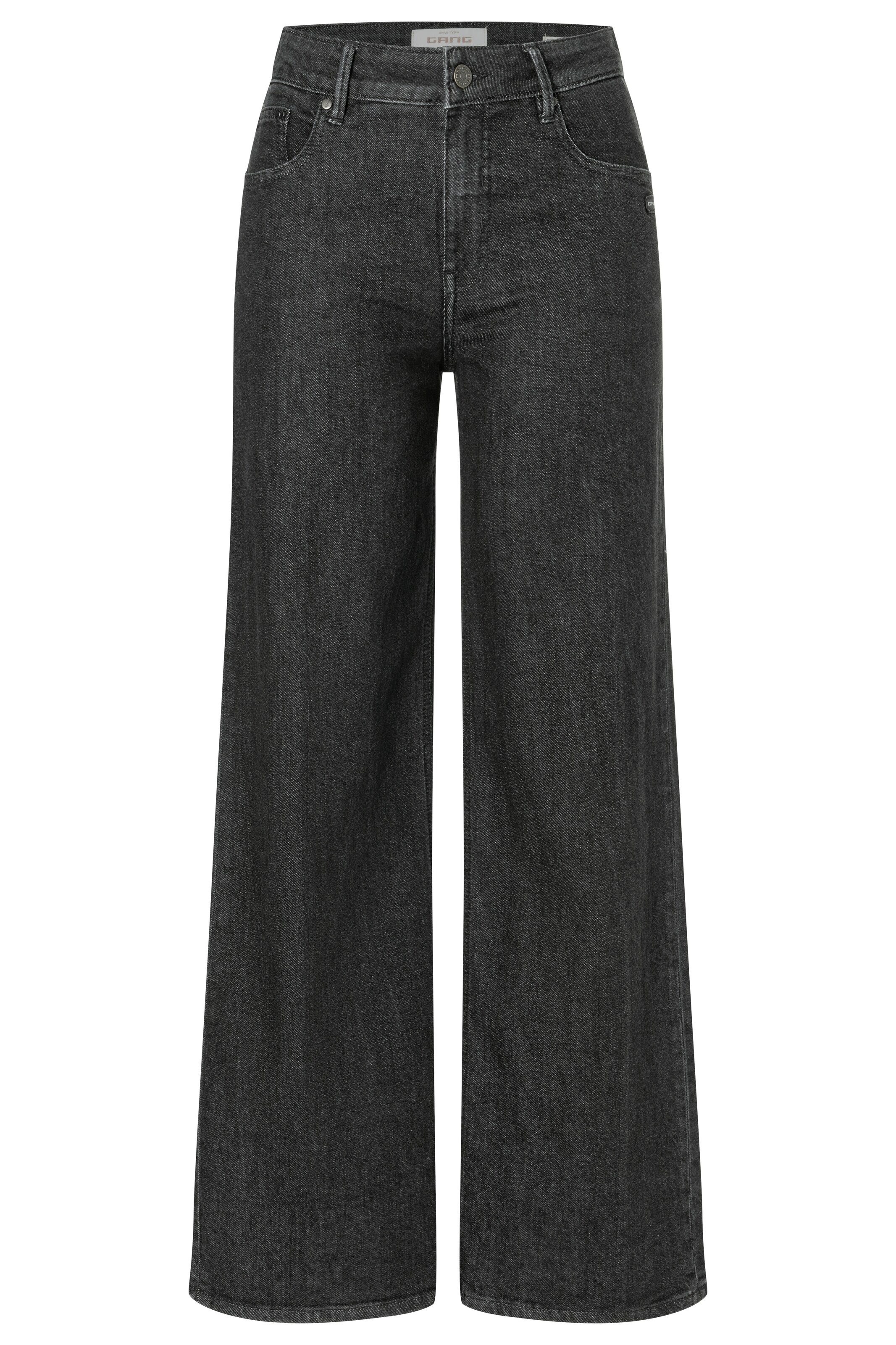 Gang Wide leg Jeans in Black: front