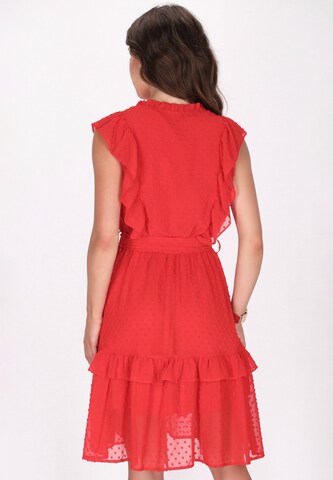 faina Shirt dress in Red