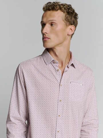 No Excess Regular fit Overhemd in Lila