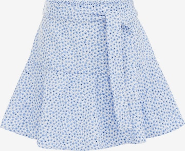 WE Fashion Regular Skirt in Blue: front