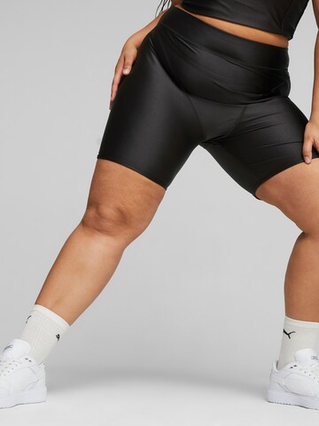 PUMA Skinny Sportbroek 'DARE TO' in Zwart: voorkant