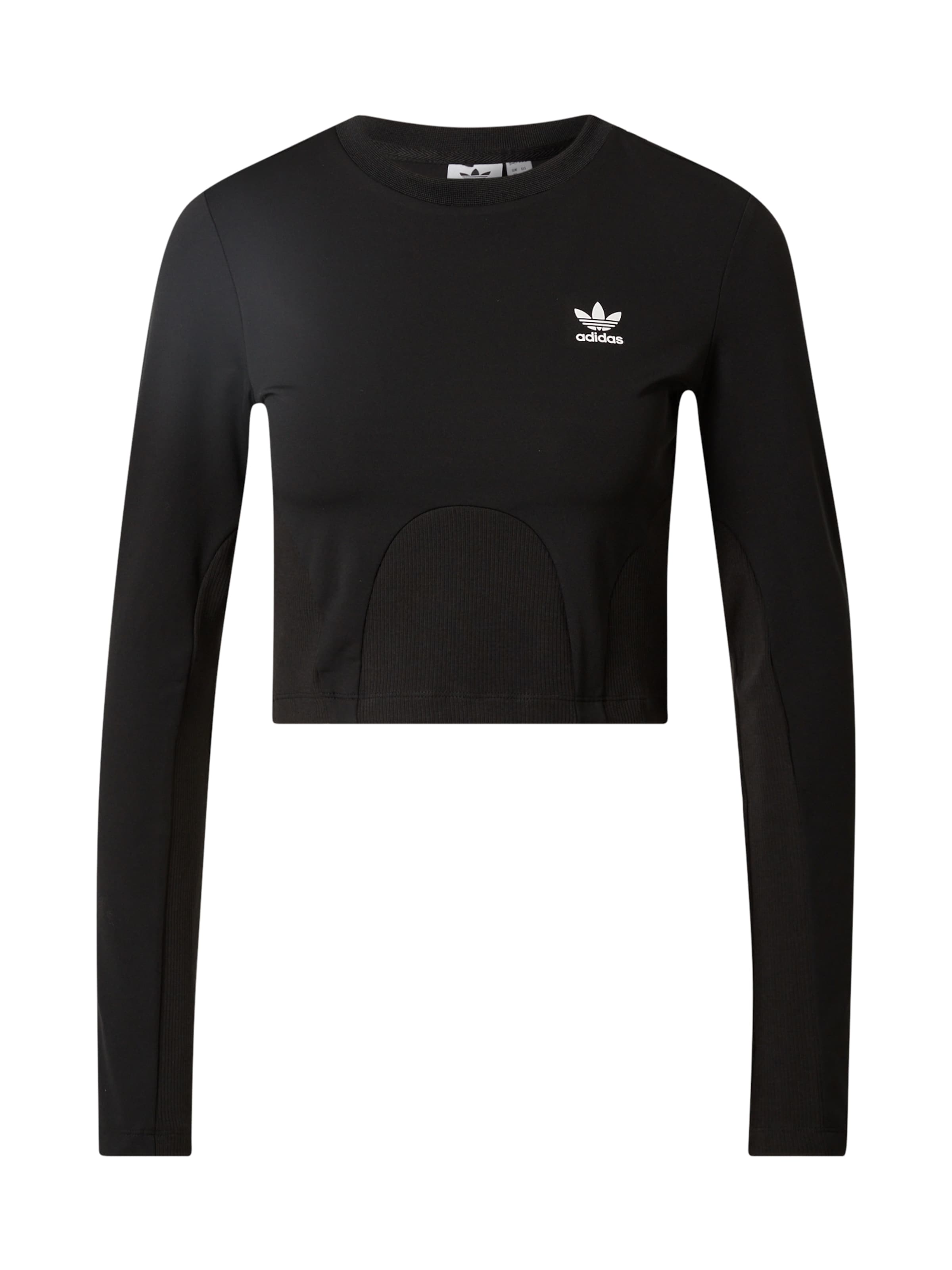 ADIDAS ORIGINALS Τοπ 'RIB' σε μαύρο: μπροστά