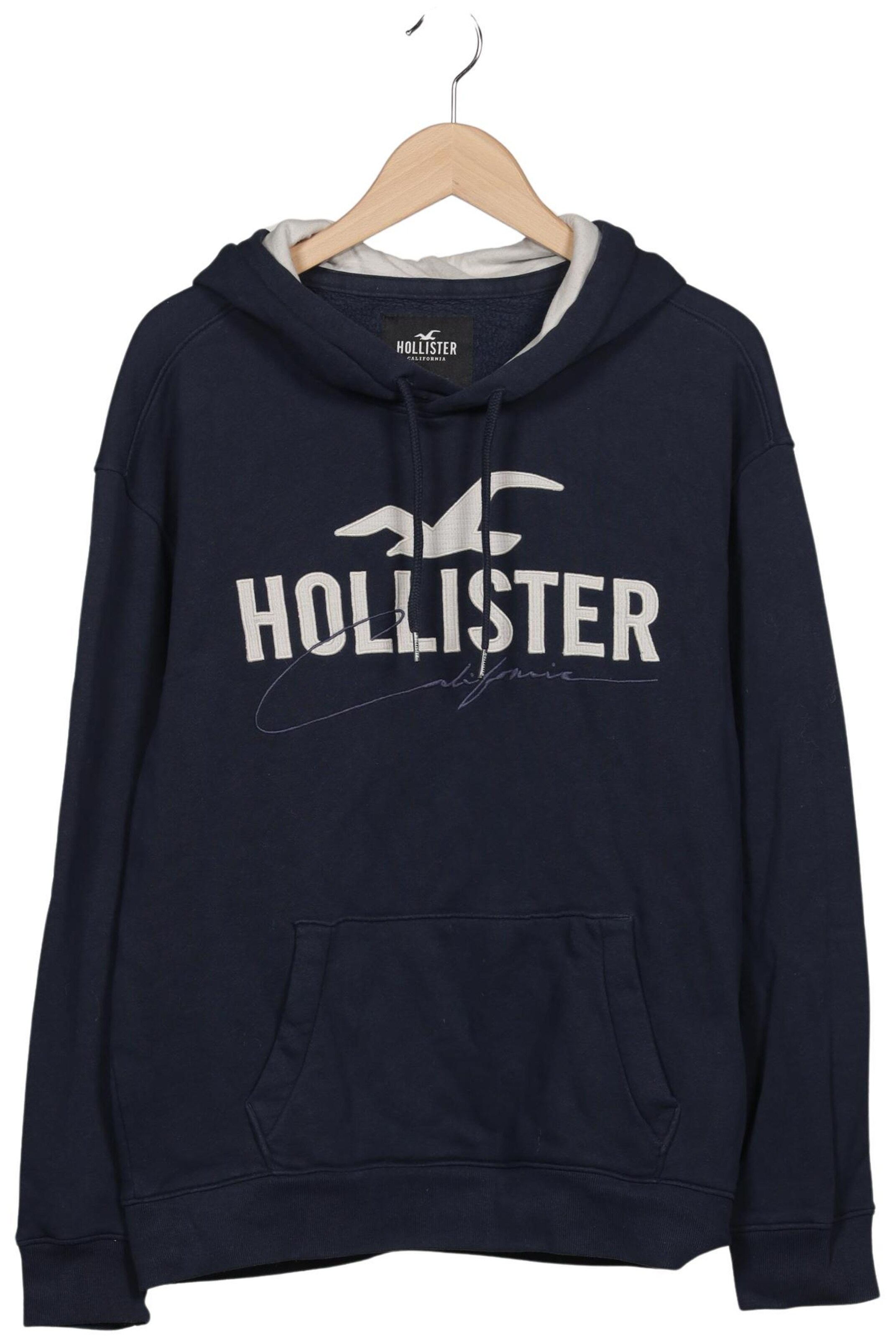 HOLLISTER Sweatshirt & Zip-Up Hoodie in M in Blue: front