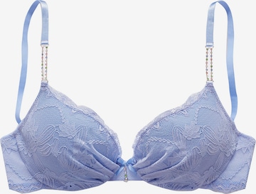 LASCANA Push-up Bra in Blue: front