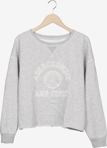 Abercrombie & Fitch Sweatshirt & Zip-Up Hoodie in L in Grey: front