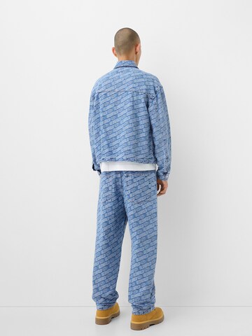 Bershka Between-Season Jacket in Blue