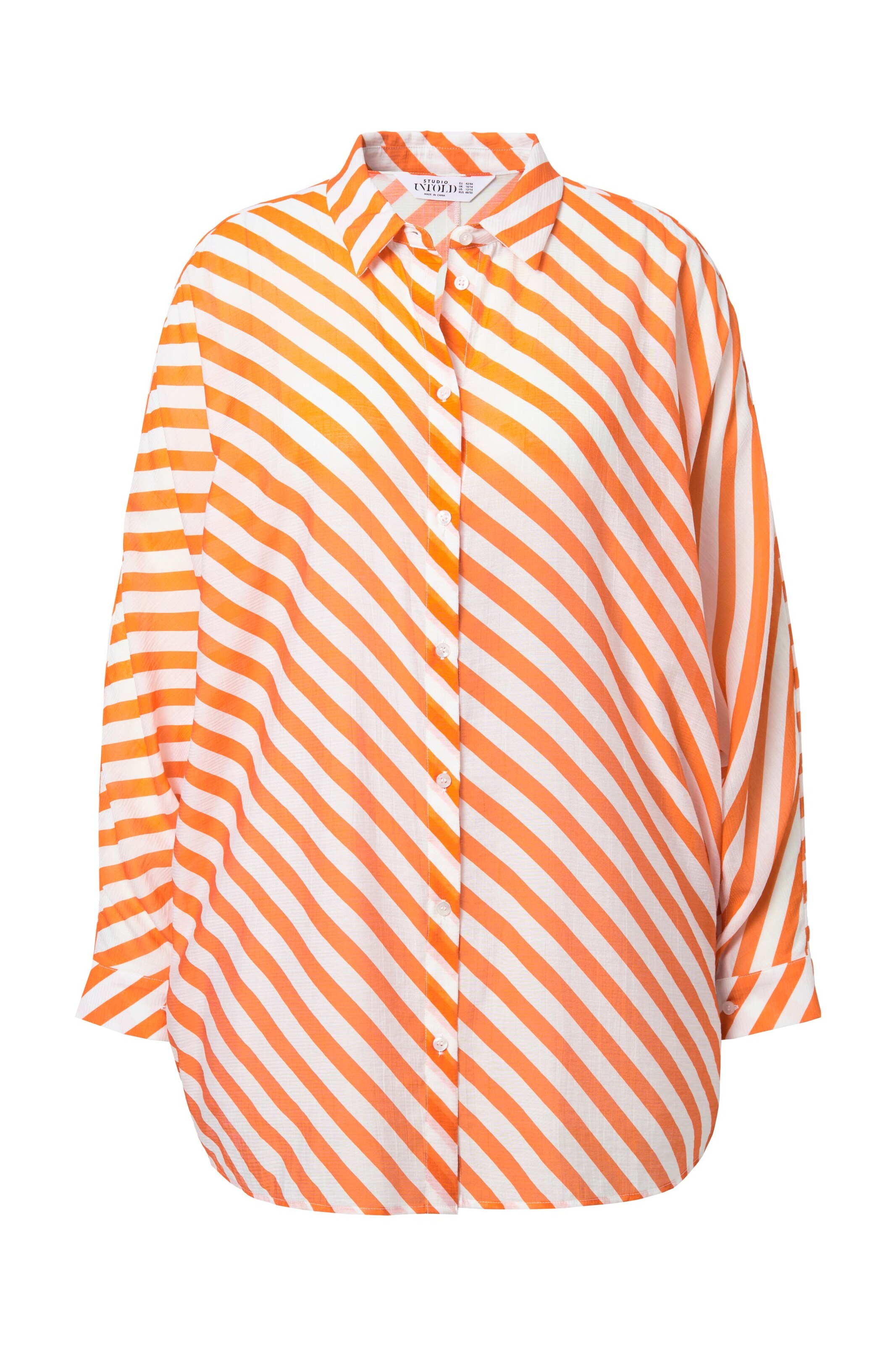 Studio Untold Blouse in Orange / White, Item view