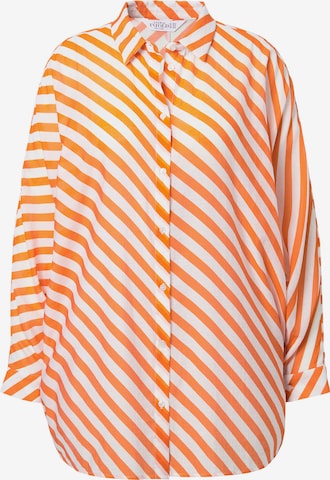 Chemisier Studio Untold en orange : devant