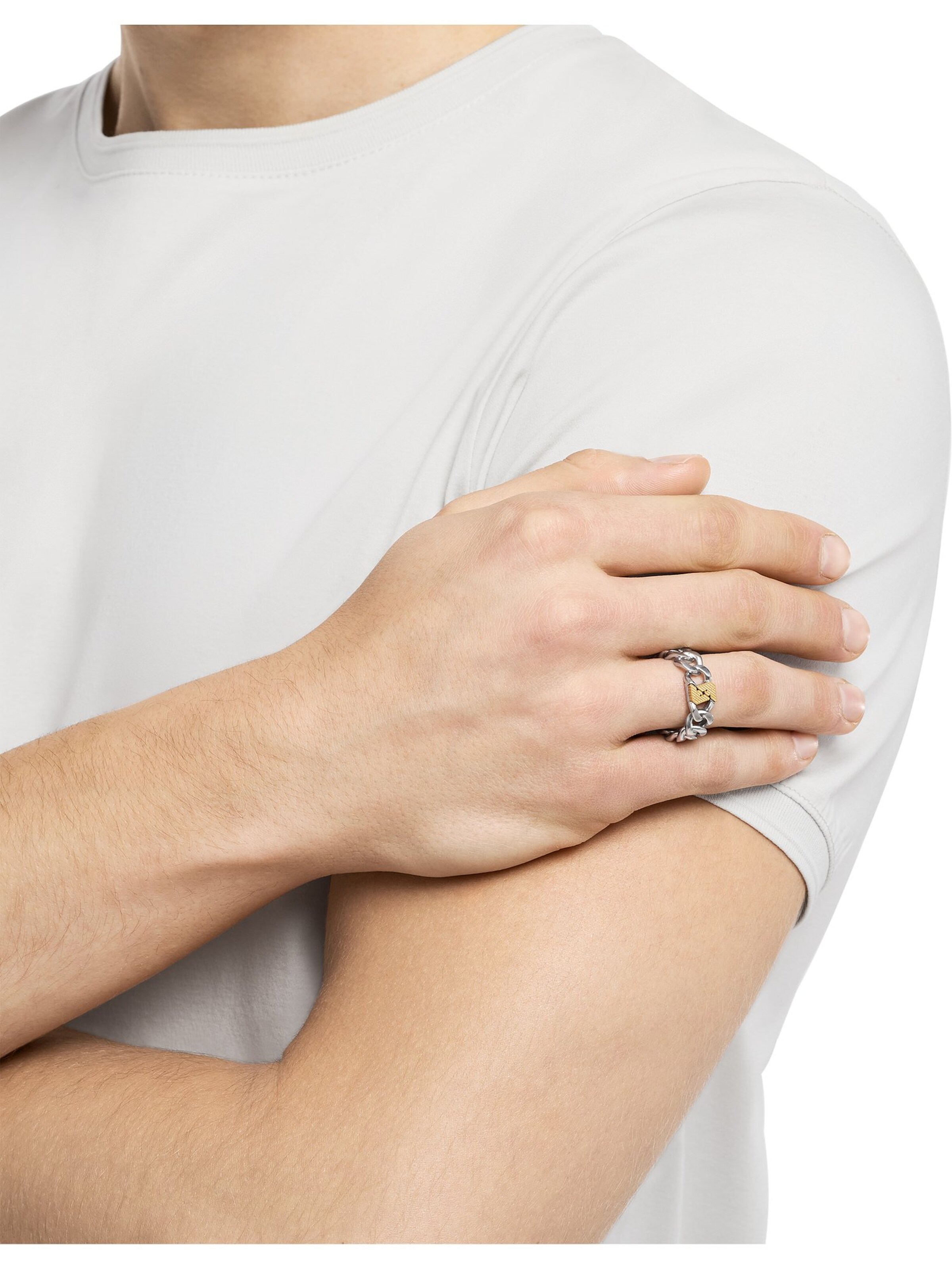 Emporio Armani Ring in Silver: front