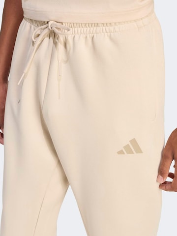 ADIDAS SPORTSWEAR Tapered Sportnadrágok - bézs