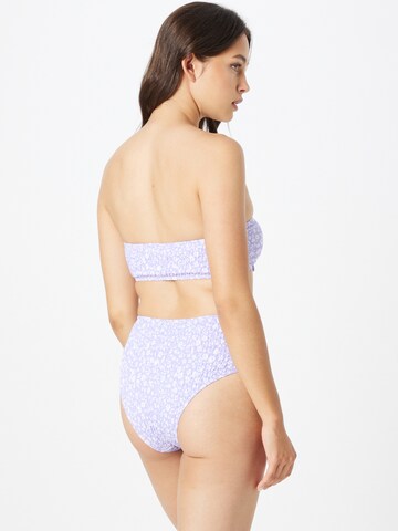 Dorothy Perkins - Bandeau Bikini 'Ditsy' en lila