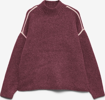 Pull-over 'VMBoom' VERO MODA en rouge : devant