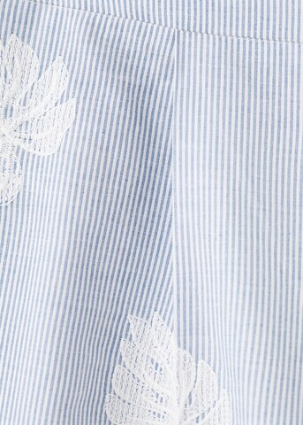 MANGO Loosefit Hose 'Lolo' in Blau