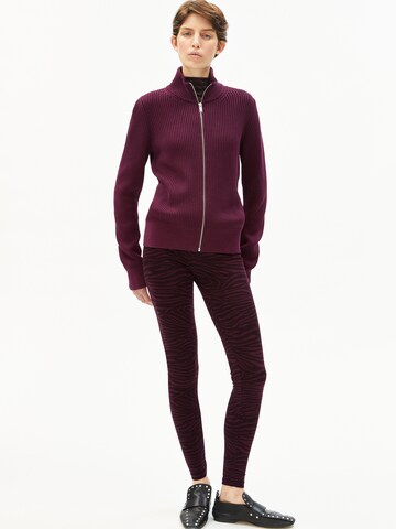 ARMEDANGELS Knit cardigan in Red