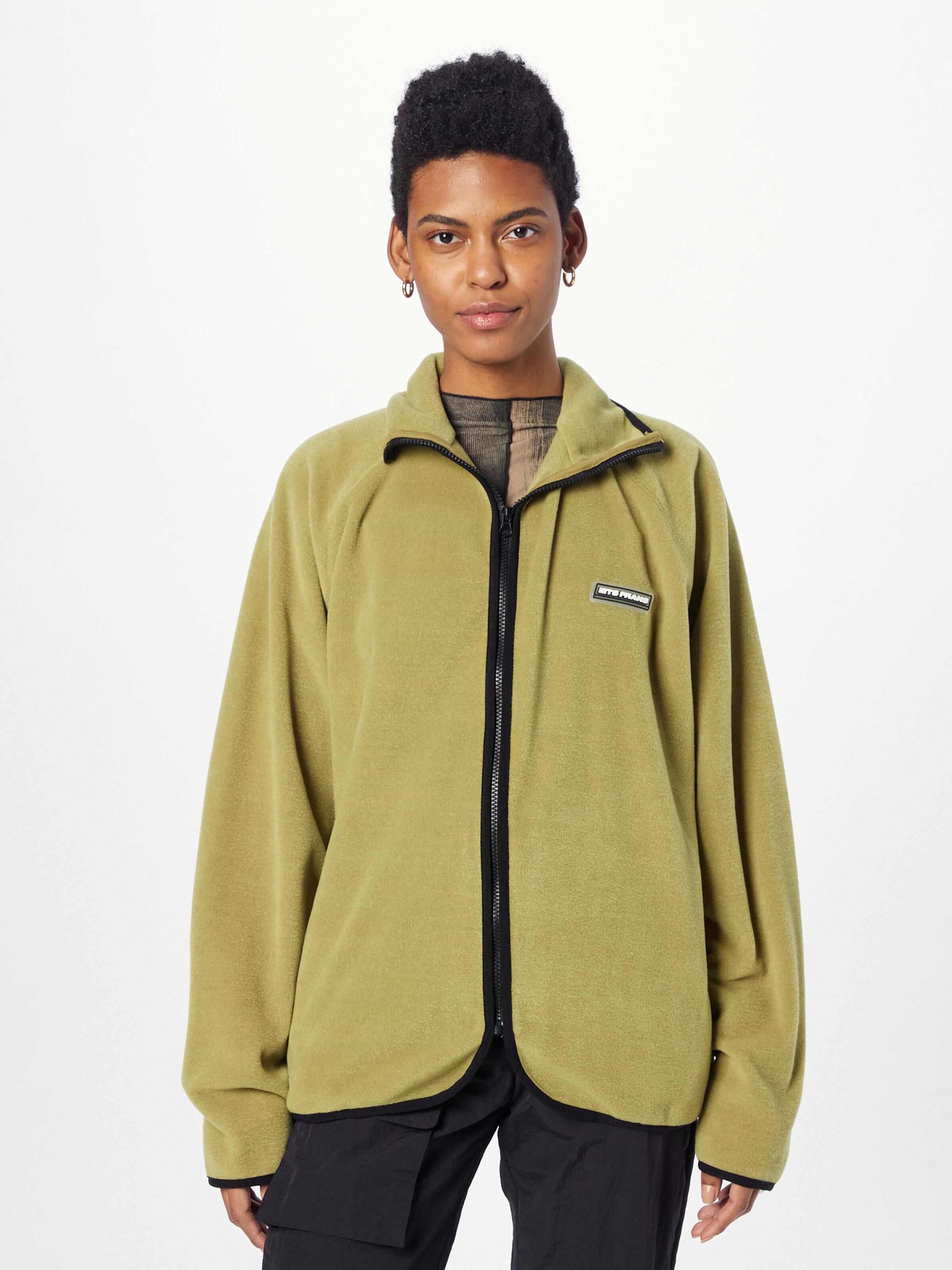 iets frans Strickjacke in Oliv ABOUT YOU