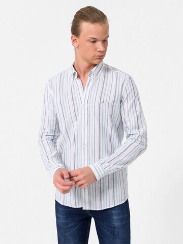 Regular fit Cămașă de la By Diess Collection pe alb