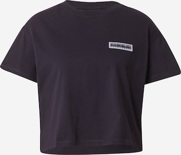NAPAPIJRI - Camiseta 'IAATO' en negro: frente
