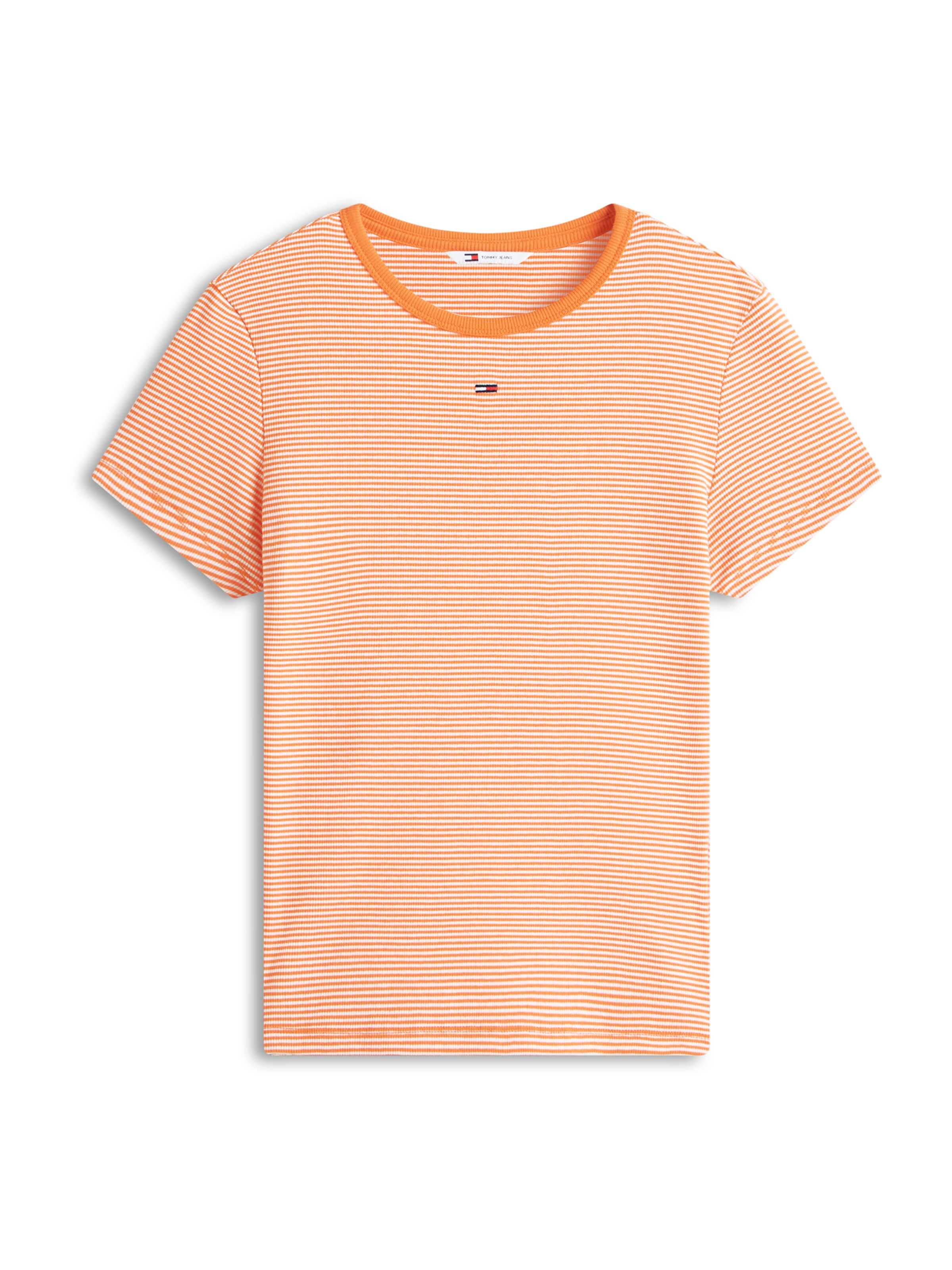 oranžinė Tommy Jeans Marškinėliai 'ESSENTIAL': priekis