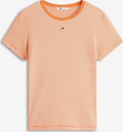 Marškinėliai 'ESSENTIAL' iš Tommy Jeans, spalva – oranžinė / balta, Prekių apžvalga