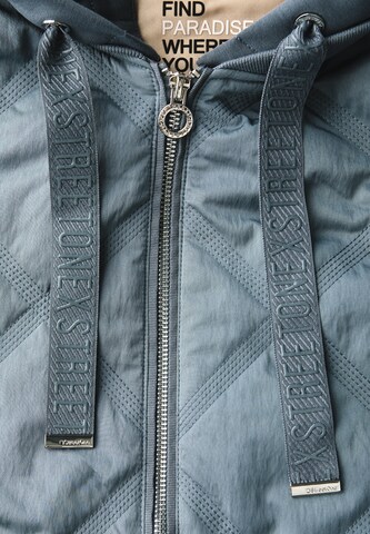STREET ONE Between-Seasons Coat in Blue