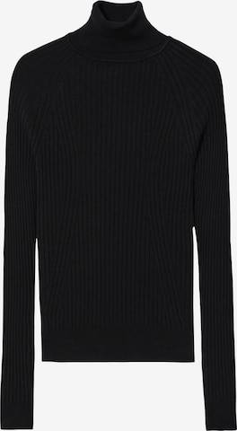 MANGO Pullover 'GOLETAC' in Schwarz: predná strana