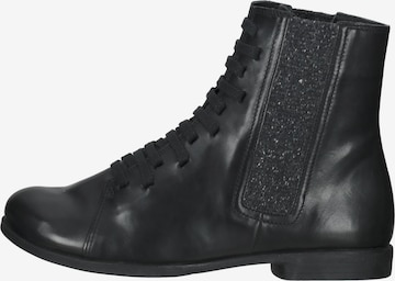 THINK! Lace-Up Ankle Boots in Black