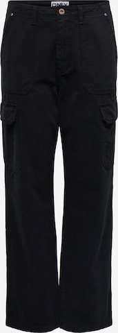 Pantalon cargo 'Malfy' ONLY en noir : devant