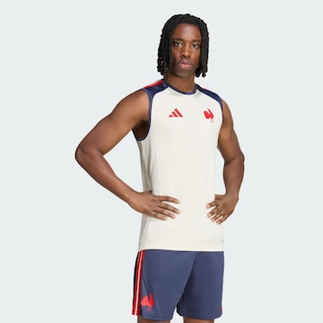 ADIDAS PERFORMANCE Functioneel shirt 'Frankreich Rugby' in Wit: voorkant