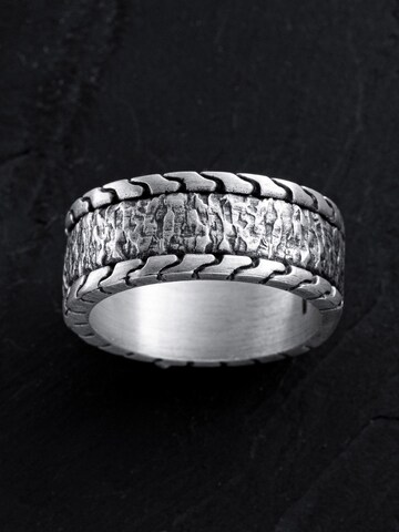 Bague 'THE ROAD' REYTEL en argent