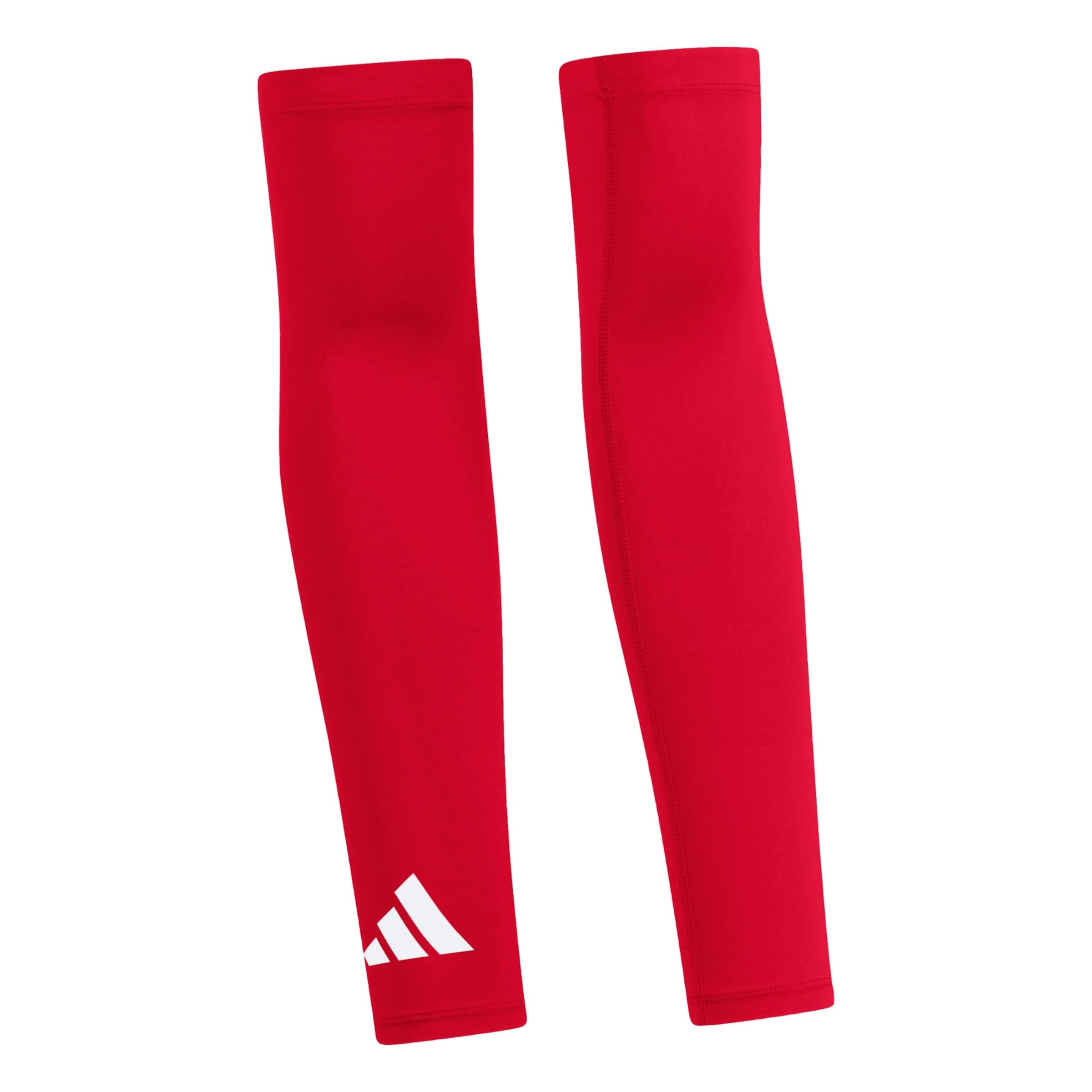 ADIDAS PERFORMANCE - Aquecedor de braços em vermelho: frente