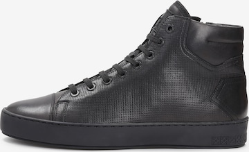 Kazar High-Top Sneakers in Black: front