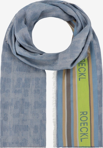 Foulard 'COTTON STRIPES' Roeckl en bleu : devant