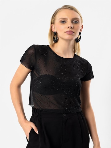 No Matter What Shirt in Black: front