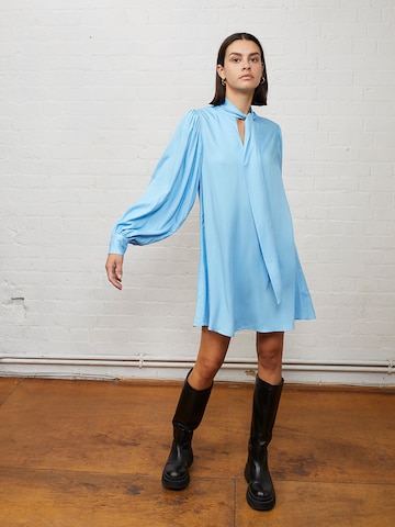 Aligne Shirt Dress 'Edie' in Blue: front