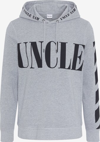 UNCLE SAM Sweatshirt in Grau: predná strana