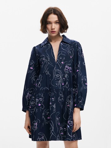 Desigual Puseromekko värissä sininen: etupuoli