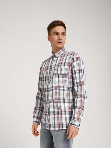 TOM TAILOR Regular fit Button Up Shirt in Mixed colours