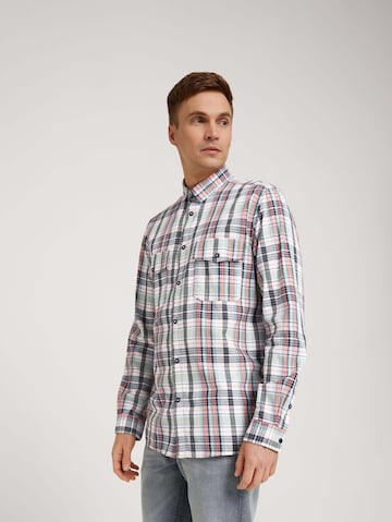 TOM TAILOR Regular fit Button Up Shirt in Mixed colors