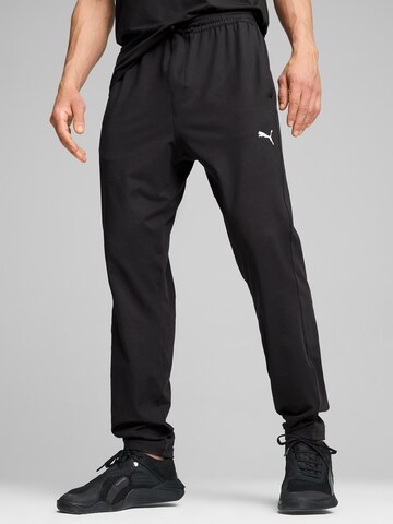 PUMA Regular Workout Pants 'Always On Cloudspun' in Black: front