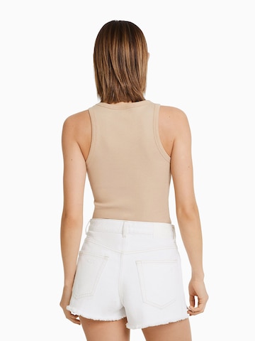 Regular Jean Bershka en blanc